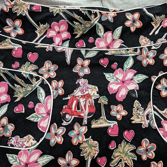 Angie Hawaiian print Skirt SMALL - Picture 2 of 5